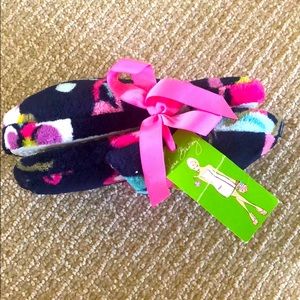 Vera Bradley Size 5-6 Cozy Ribbons Slippers!